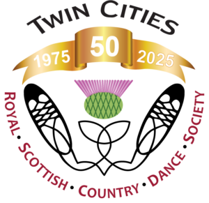 RSCDS Twin Cities 50th anniversary logo